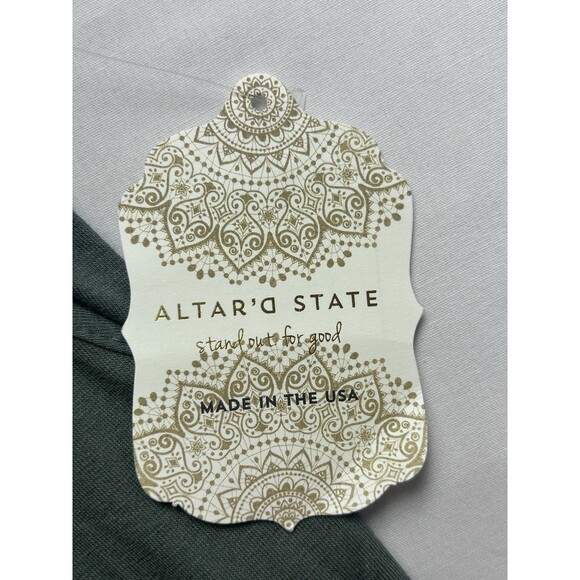 Altar'd State Womens Small Soft Green Halter‎ Top Jumpsuit NWT - Picture 11 of 11